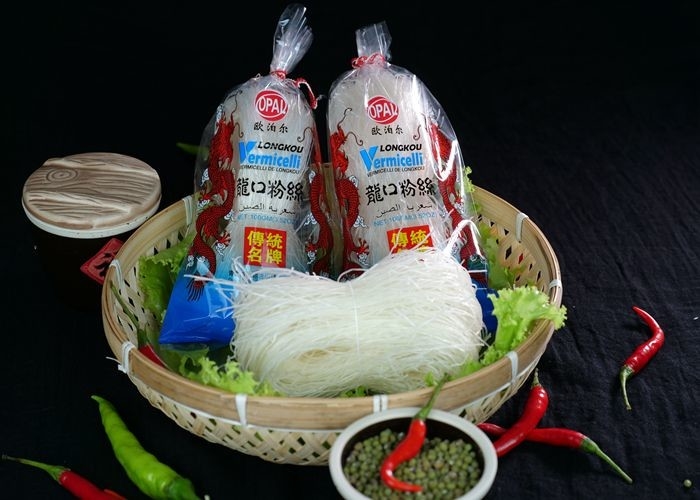 White Cooking Cellophane Bean Thread Noodles Vermicelli Food