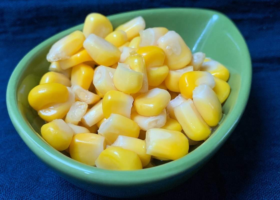 Steamed  Tinned Yellow Canned Sweet Corn With Easy Open Lids